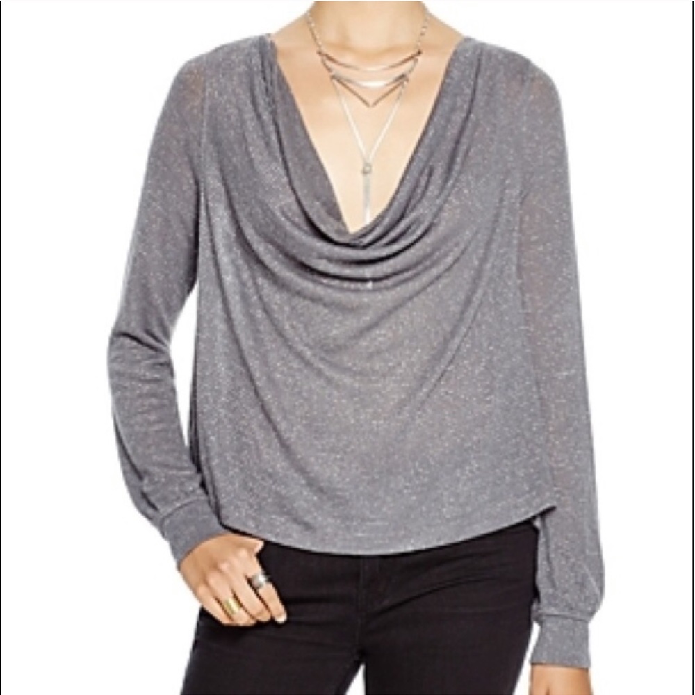Nwt free people Palmer cowl neck tee - Picture 4 of 6